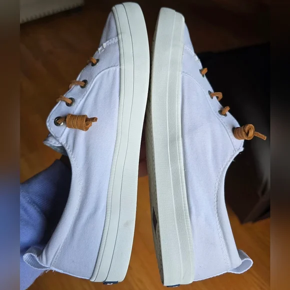Sz 9 Women's SPERRY TOP-SIDER CREST VIBE White Casual Shoes - Picture 4 of 8